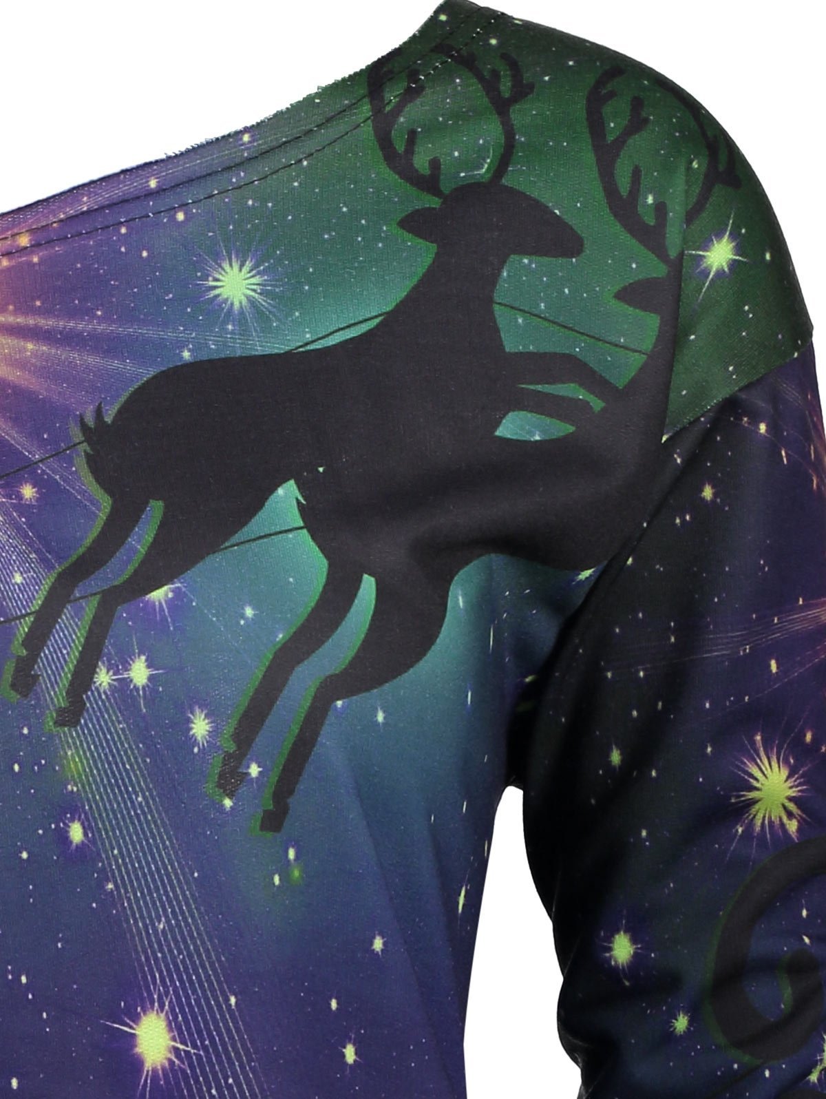 Snowflake Reindeer Plus Size Sweatshirt