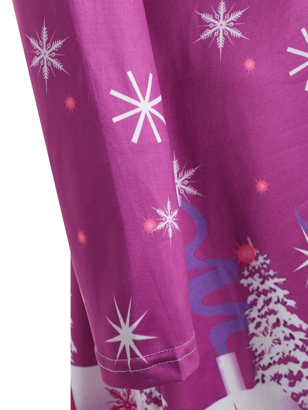 Snowflakes and Reindeer Plus Size Dress