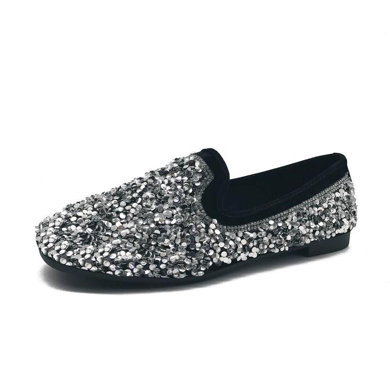 Sparkly Sequin Sensation Loafer Shoes