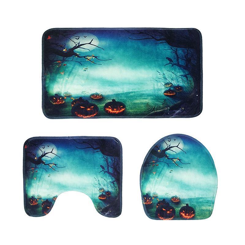 Spooky Halloween Dreams Bath Mat Set-621-0011-S5-Theone Apparel