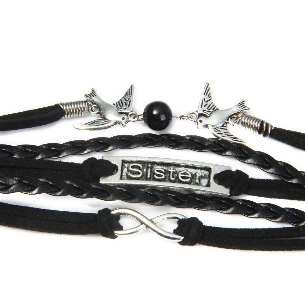 Swallow Letter Multi-Layered Friendship Bracelet