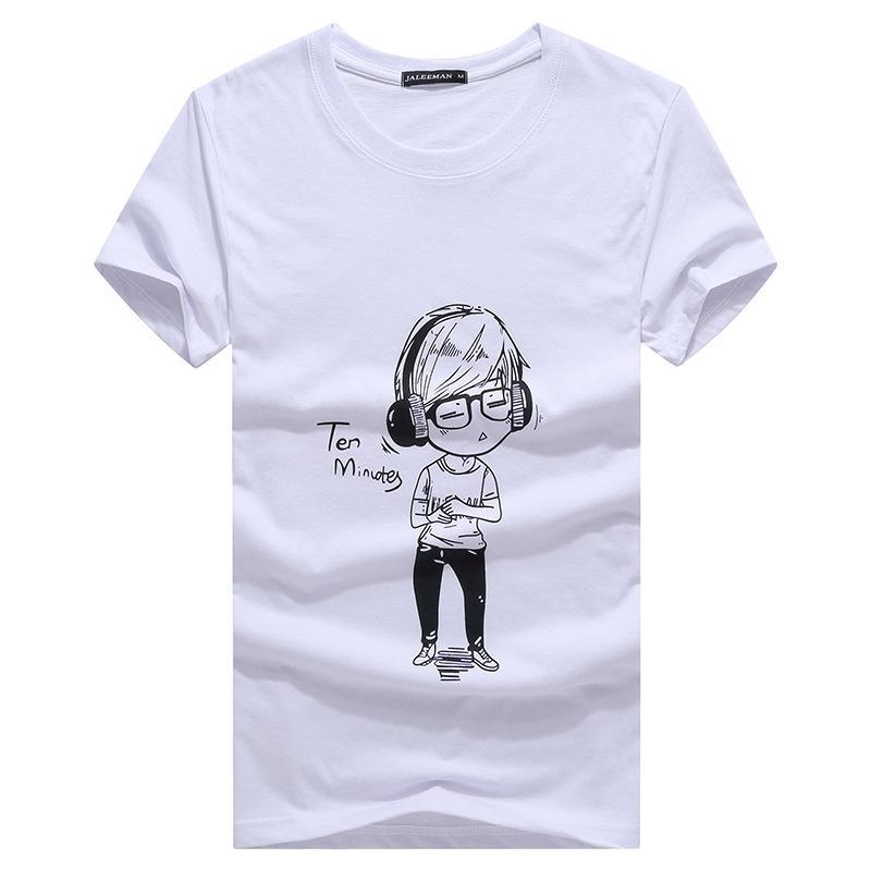 Cartoon uit het kartoen geïllustreerd shirt jammen