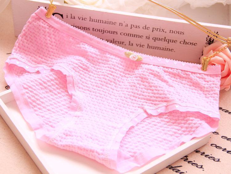 Woven Texture Black Hipster Panty-Pink-Theone Apparel