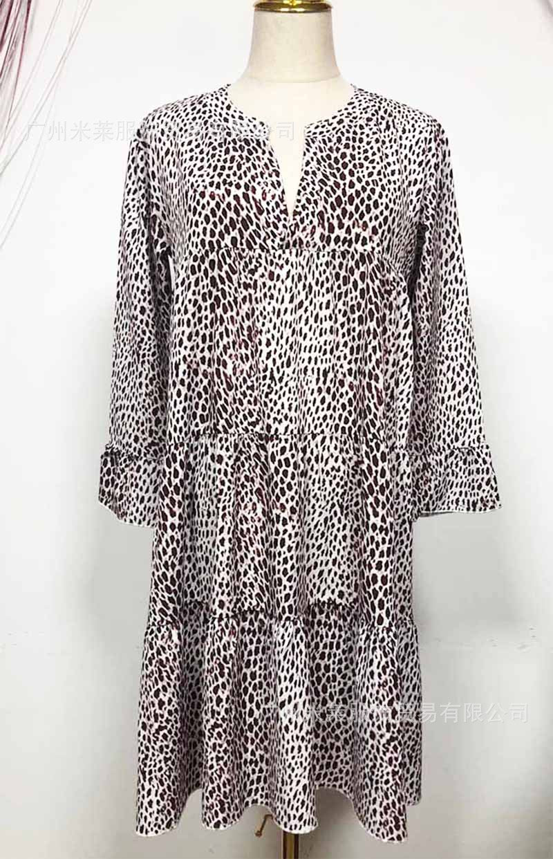 Animal Print Casual Frock style Dress - THEONE APPAREL