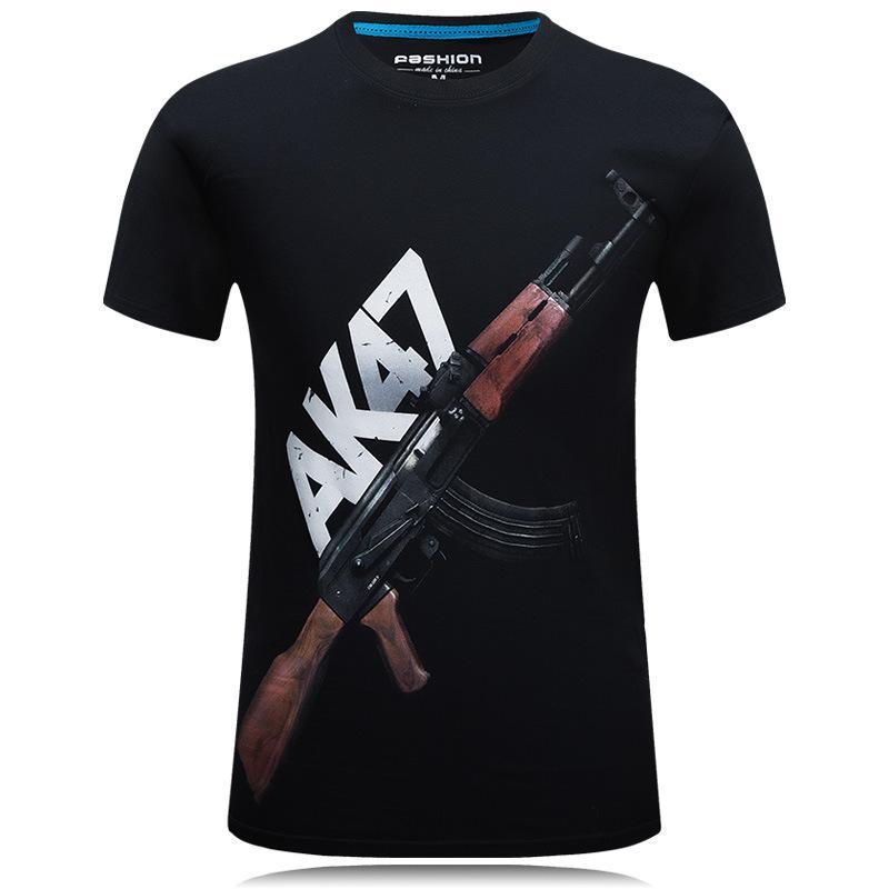 Automatic Rifle Design Gun Shirt - THEONE APPAREL