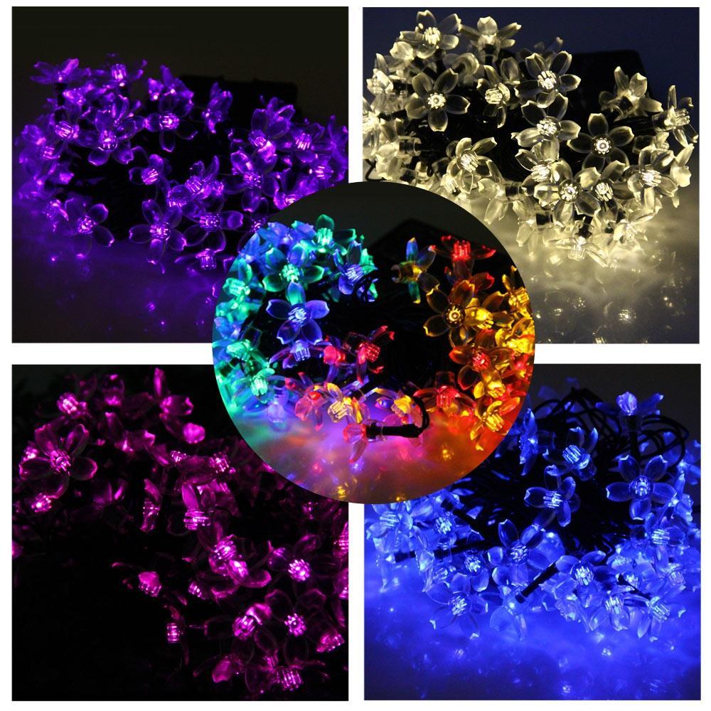 Blossom Shaped LED Solar String Ornament - THEONE APPAREL