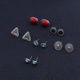 Boho Gemstone Stud Earrings - THEONE APPAREL