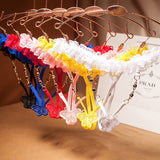 Butterfly Chain Cutout Frilly Lace Thong - THEONE APPAREL